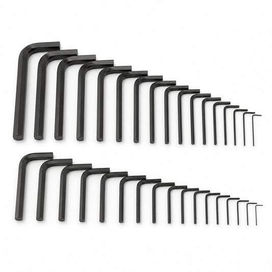 Metric and SAE Hex Key Set 30 Piece