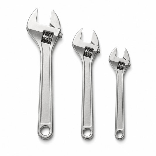 Adjustable Wrench Set 3 Piece