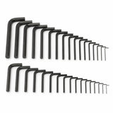 Metric and SAE Hex Key Set 30 Piece