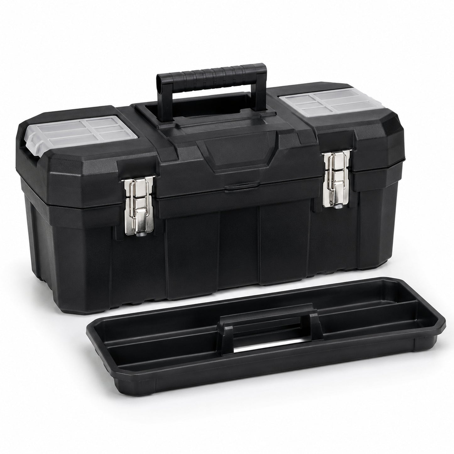 Portable Tool Box with Removable Tray
